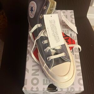 Comme des Garçons Play x Converse Chuck Taylor 1970s Hi US women’s 8 Brand new